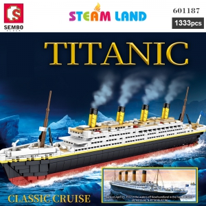 Đồ chơi lắp ghép Tàu Titanic Huyền Thoại - SEMBO 601187