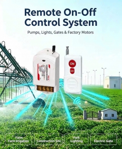 Công tắc điều khiển từ xa không dây có chức năng học lệnh | Bộ điều khiển động cơ bơm nước tầm xa (220V/380V) | OBCH