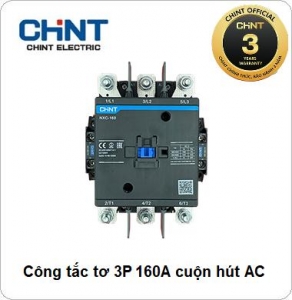Công tắc tơ NXC CHINT 3P 225A 380VAC, 220VAC