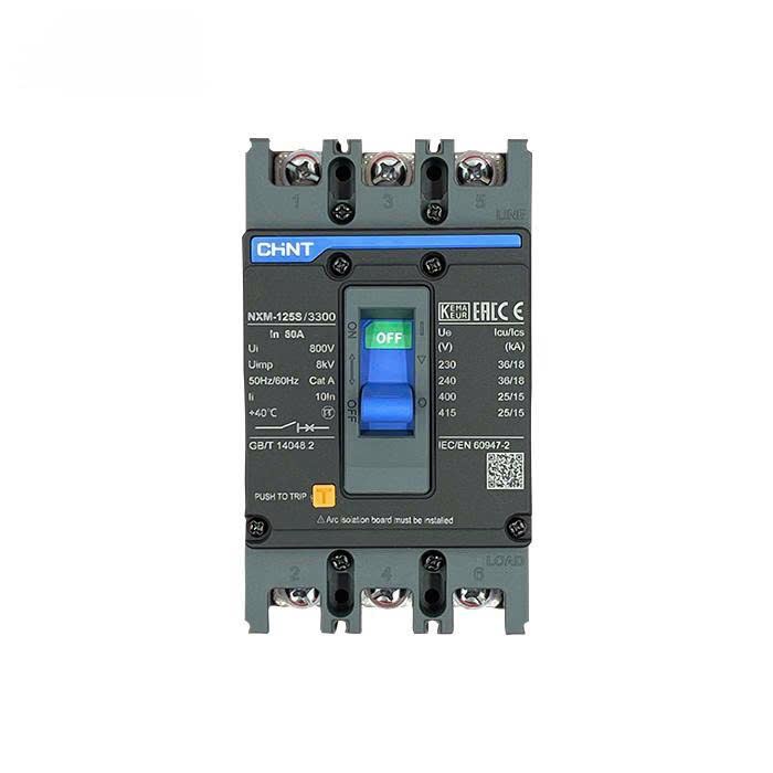 MCCB NXM CHINT 3P 80A 25kA