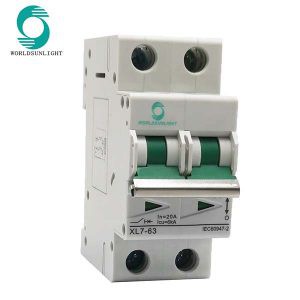 Thiết bị điện Sunlight XL7-63 Áp tô mát 2P DC 40A 800VDC